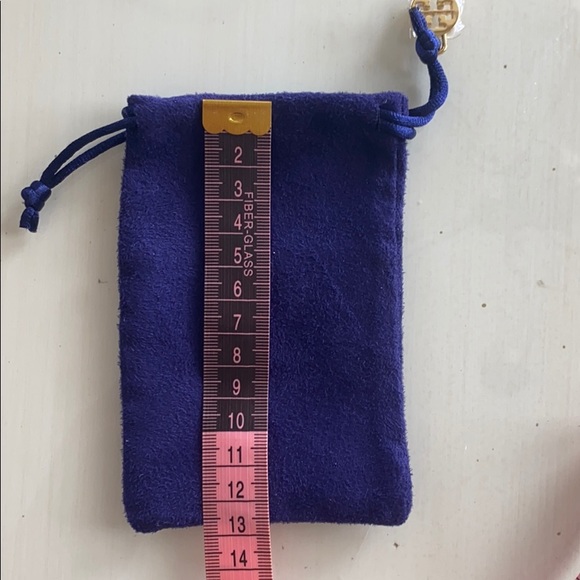 Tory Burch Jewelry Pouch with Gold Charm - Picture 5 of 5
